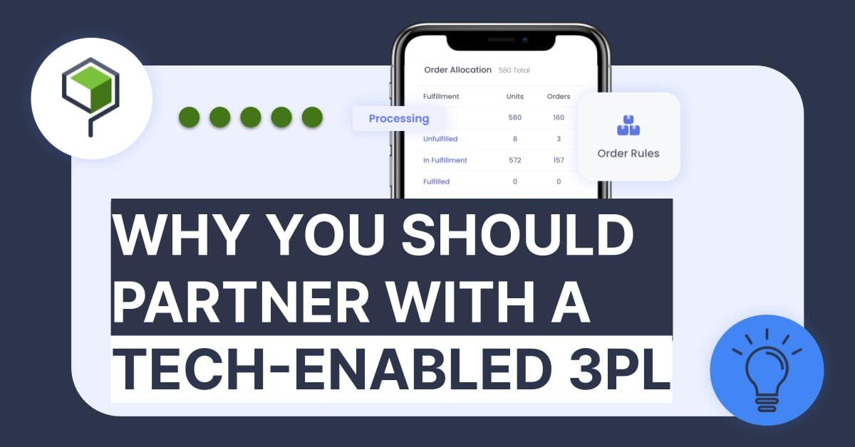 Why Should You Partner With a Tech Enabled 3PL - Thumbnail Image of the Blog Post
